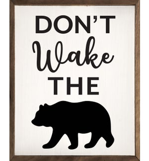 Don't Wake The Bear White